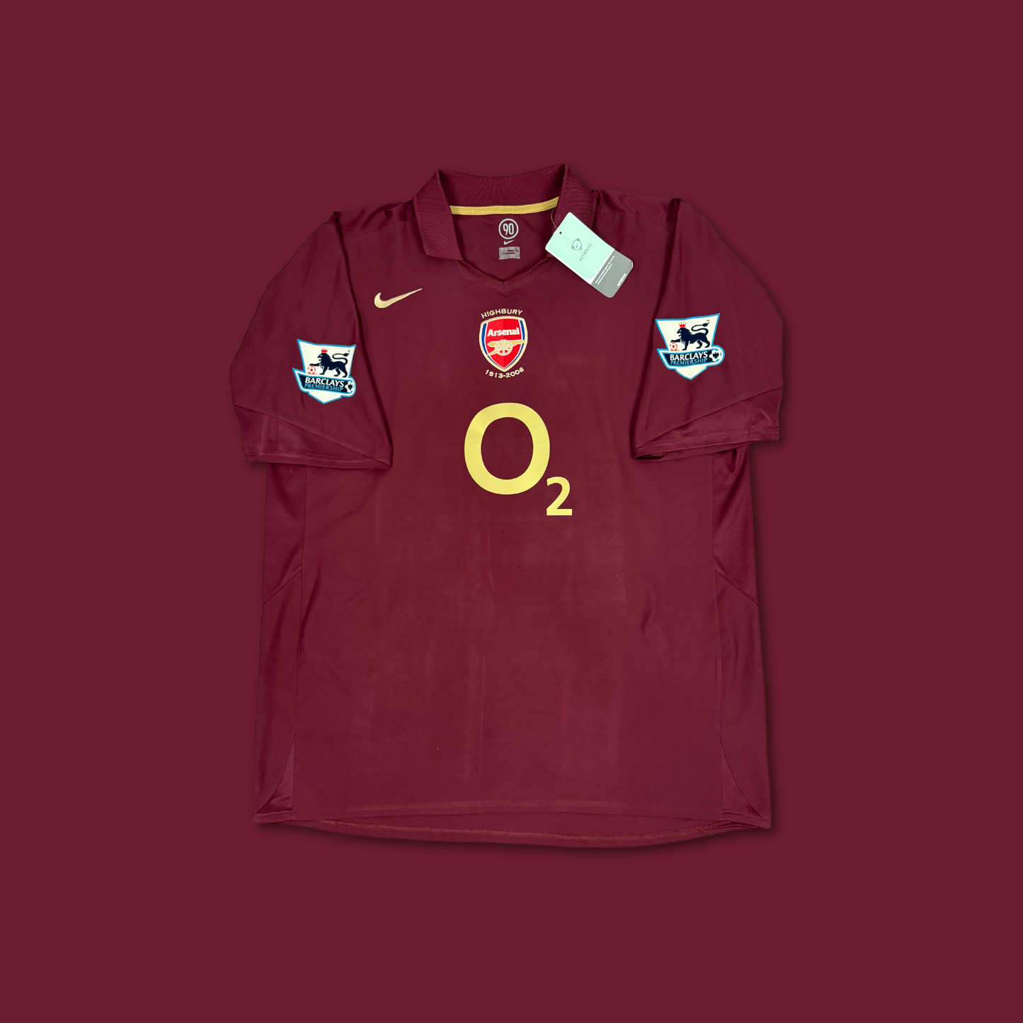 2005/06 Arsenal Home Shirt - Hleb - XXL