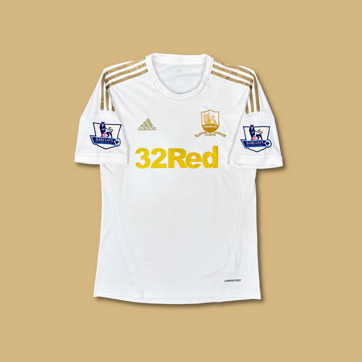 2011/12 Swansea Home Shirt - Michu - Player Issue - M