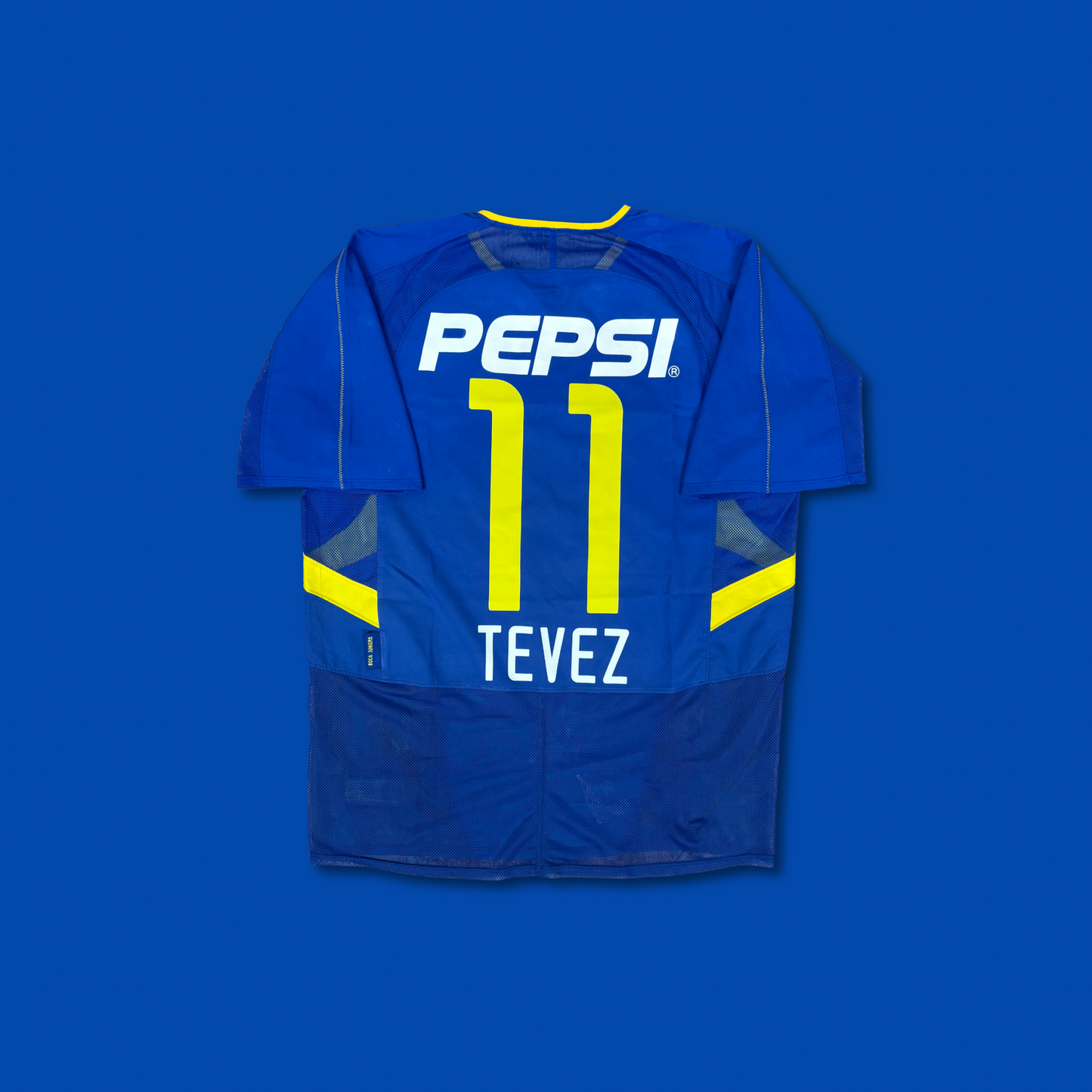 2003/04 Boca Juniors Home Shirt - Tevez - M