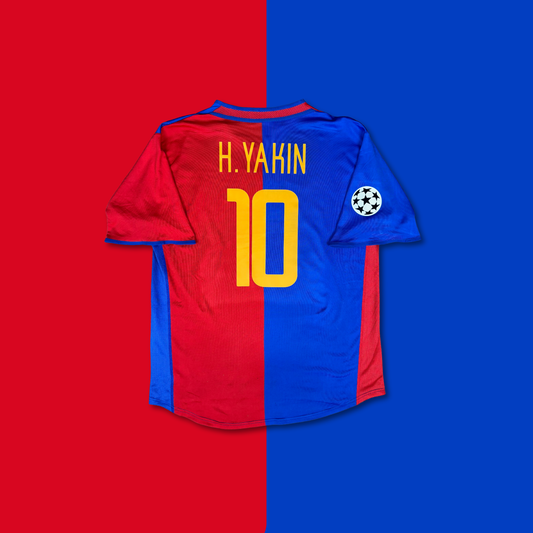2002/03 FC Basel Home Shirt - Hakan Yakin - XL