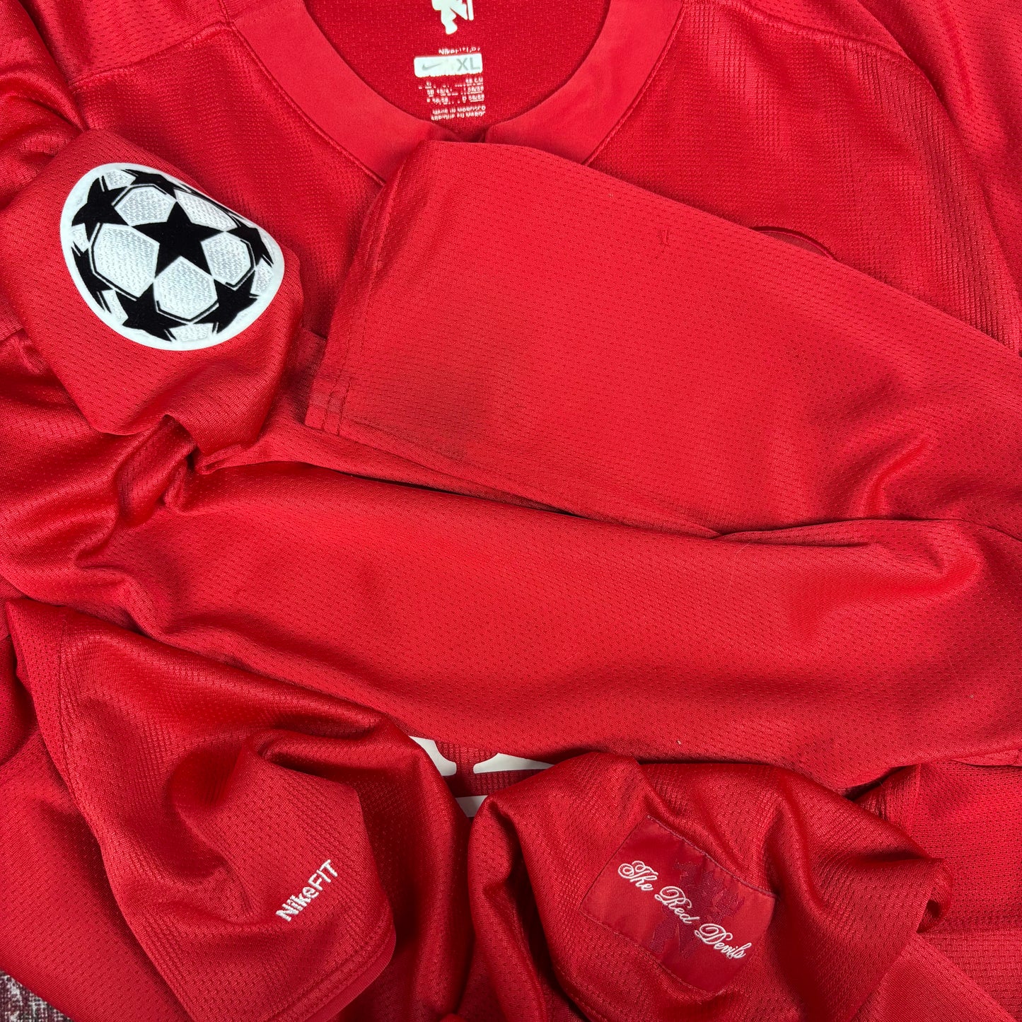 2007/08 Manchester United Home Longsleeve Shirt - Ronaldo - XL