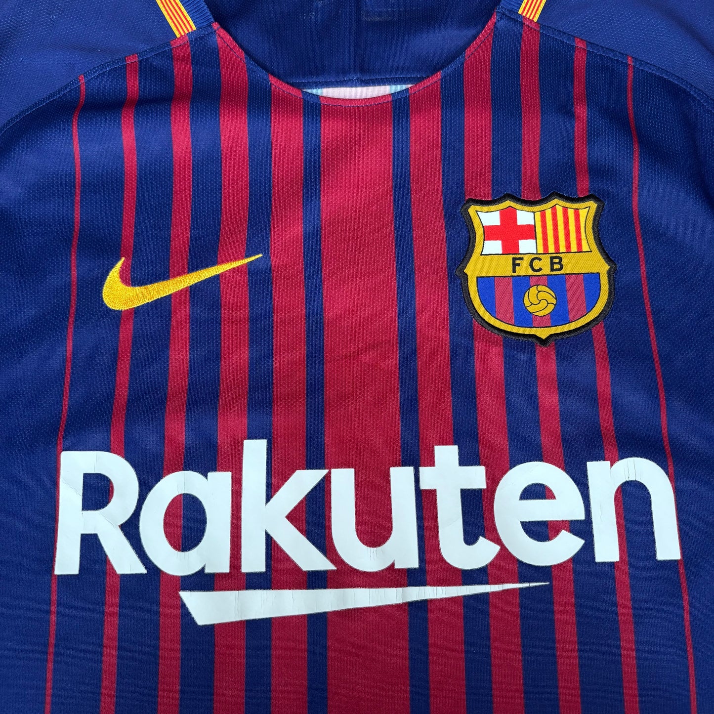 2017/18 Barcelona Home Shirt - Messi - M