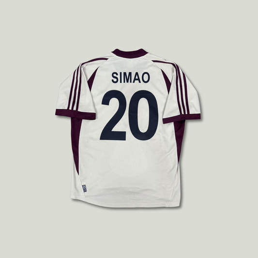 2001/02 Benfica Away Shirt - Simao - M