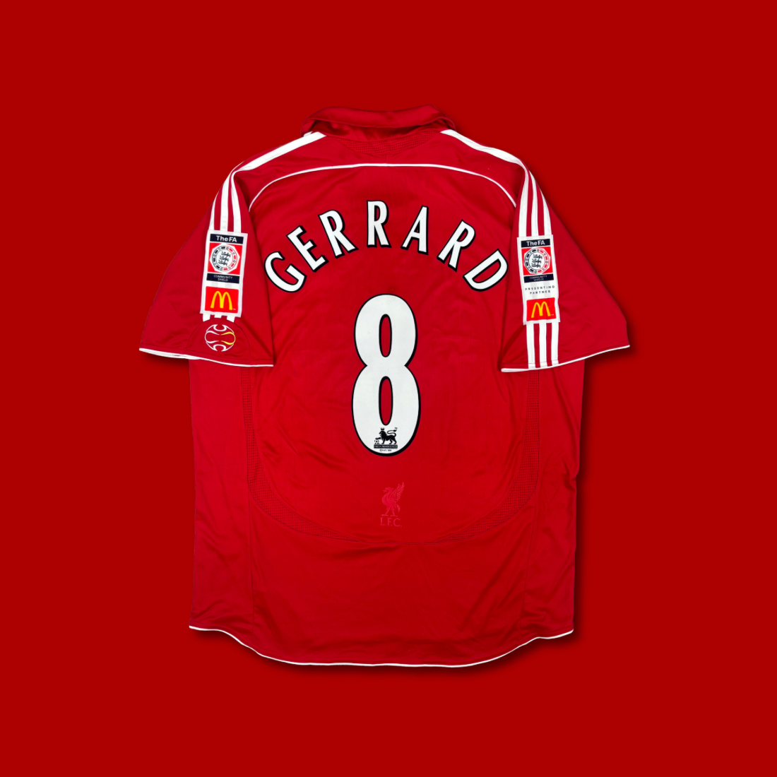 2006/07 Liverpool Home Shirt - Gerrard - XL
