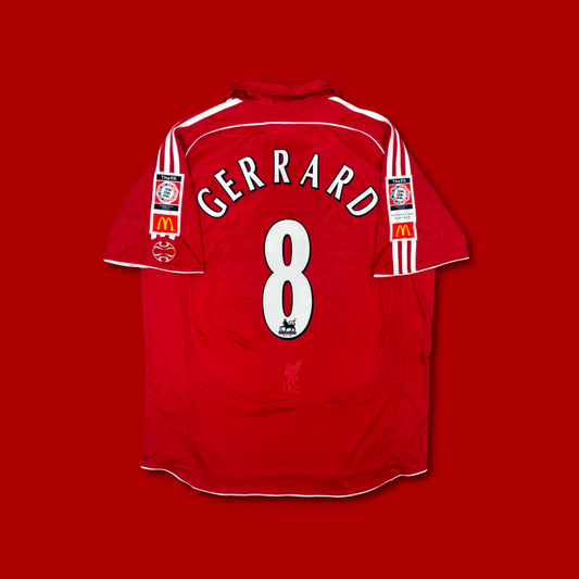 2006/07 Liverpool Home Shirt - Gerrard - XL