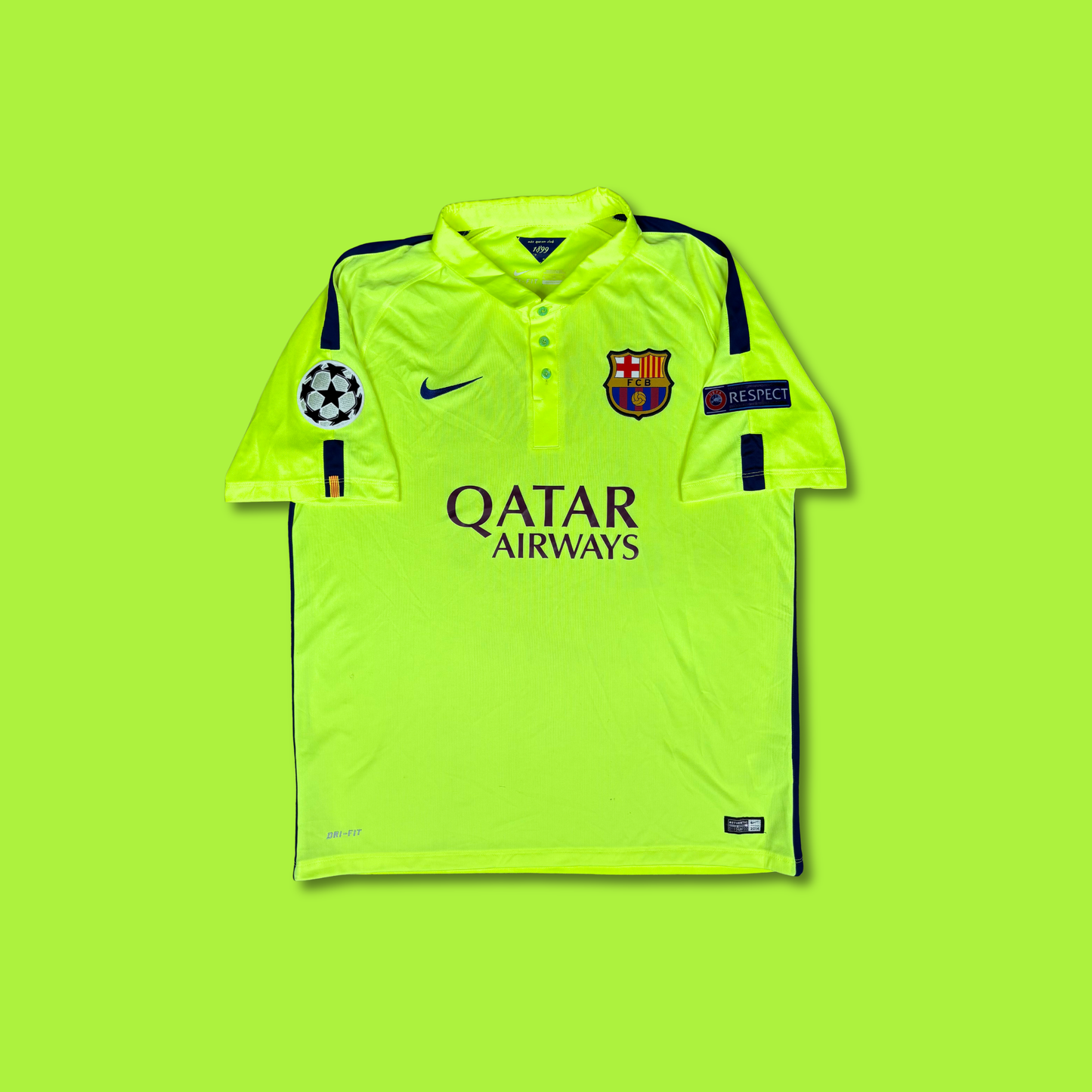 2014/15 Barcelona Third Shirt - Messi - XL