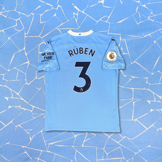 2020/21 Manchester City Home Shirt - Ruben Dias - M