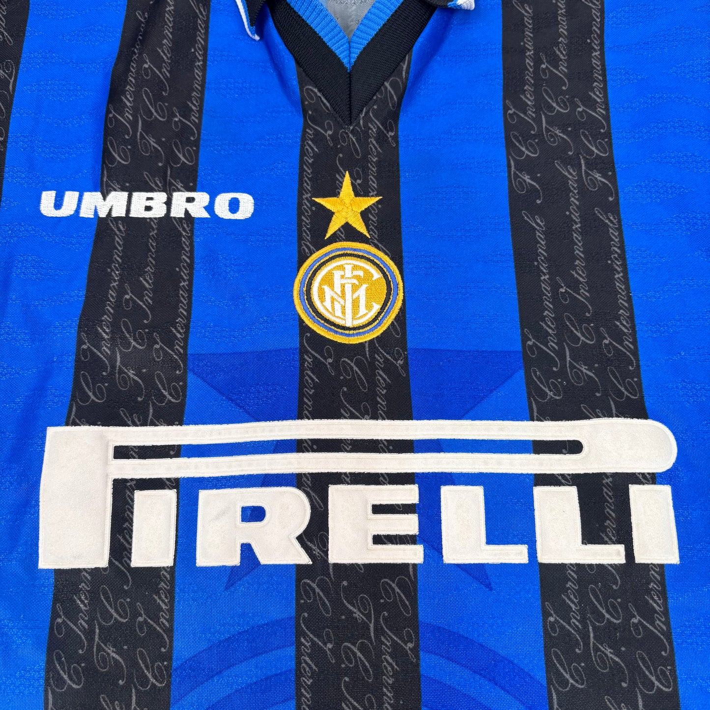 1997/98 Inter Milan Home Shirt - Ronaldo Nazario - L