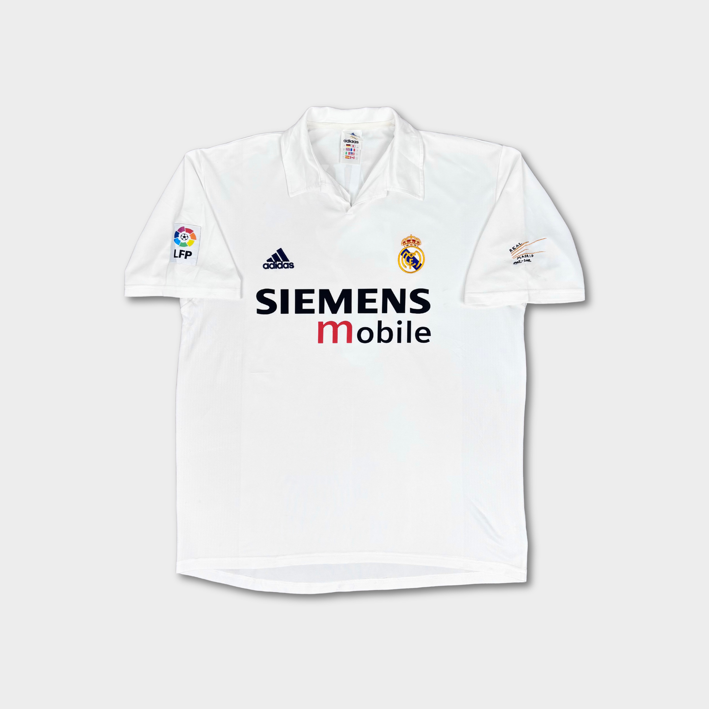 2002/03 Real Madrid Centenary Home Shirt - Raul - L