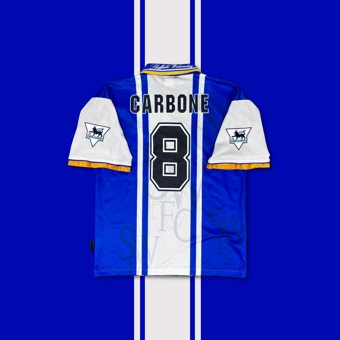 1995/96 Sheffield Wednesday Home Shirt - Carbone - L