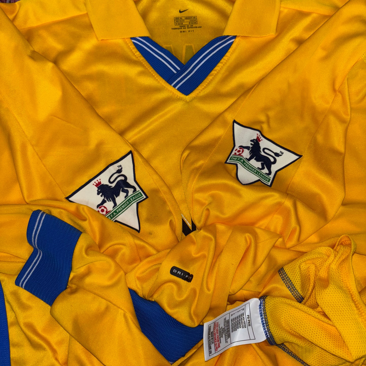 2000/01 Leeds United Away Longsleeve Shirt - Kewell - XL