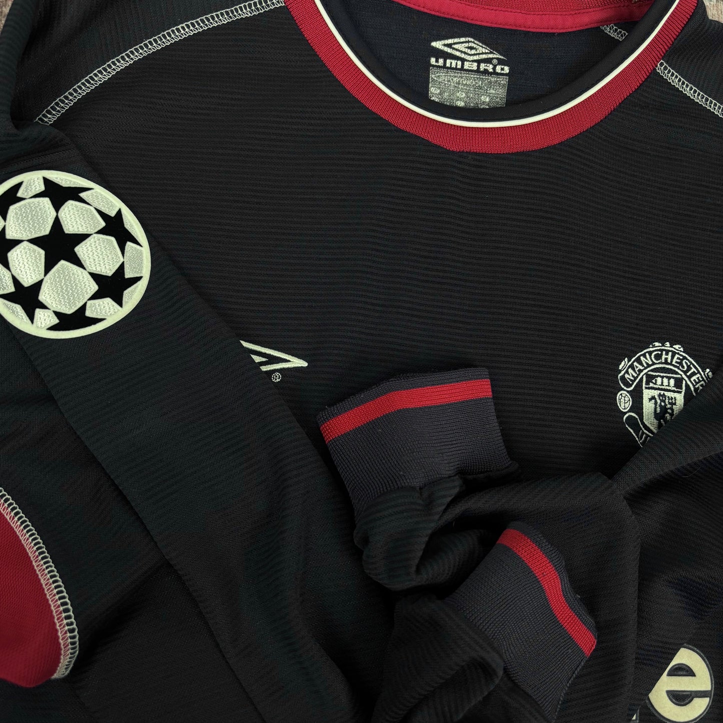 2000/01 Manchester United Third Longsleeve Shirt - Beckham - XL