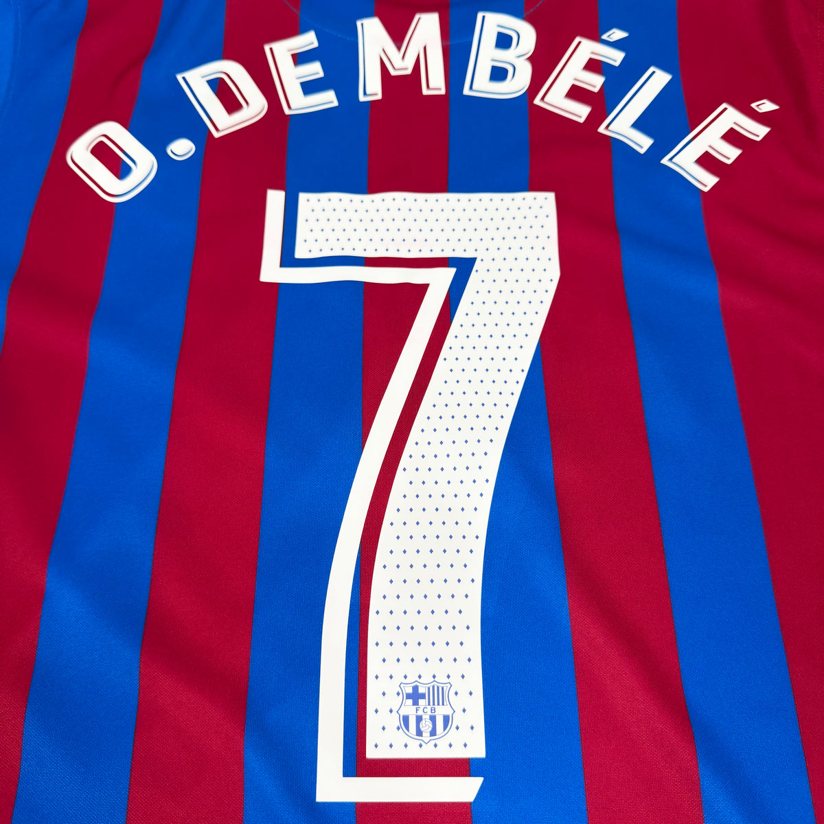 2021/22 Barcelona Home Shirt - Dembele - M