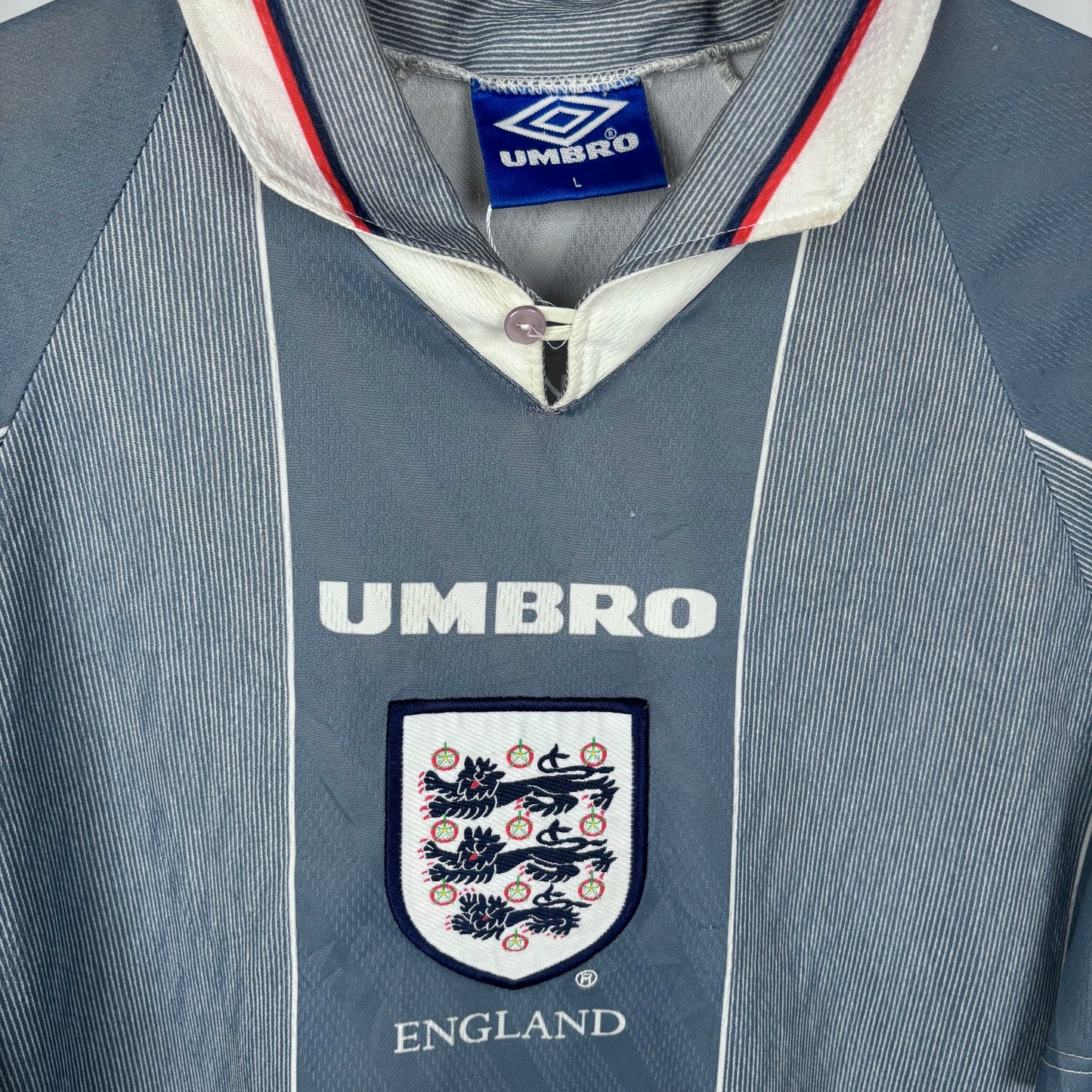 1996/97 England Away Shirt - Gascoigne