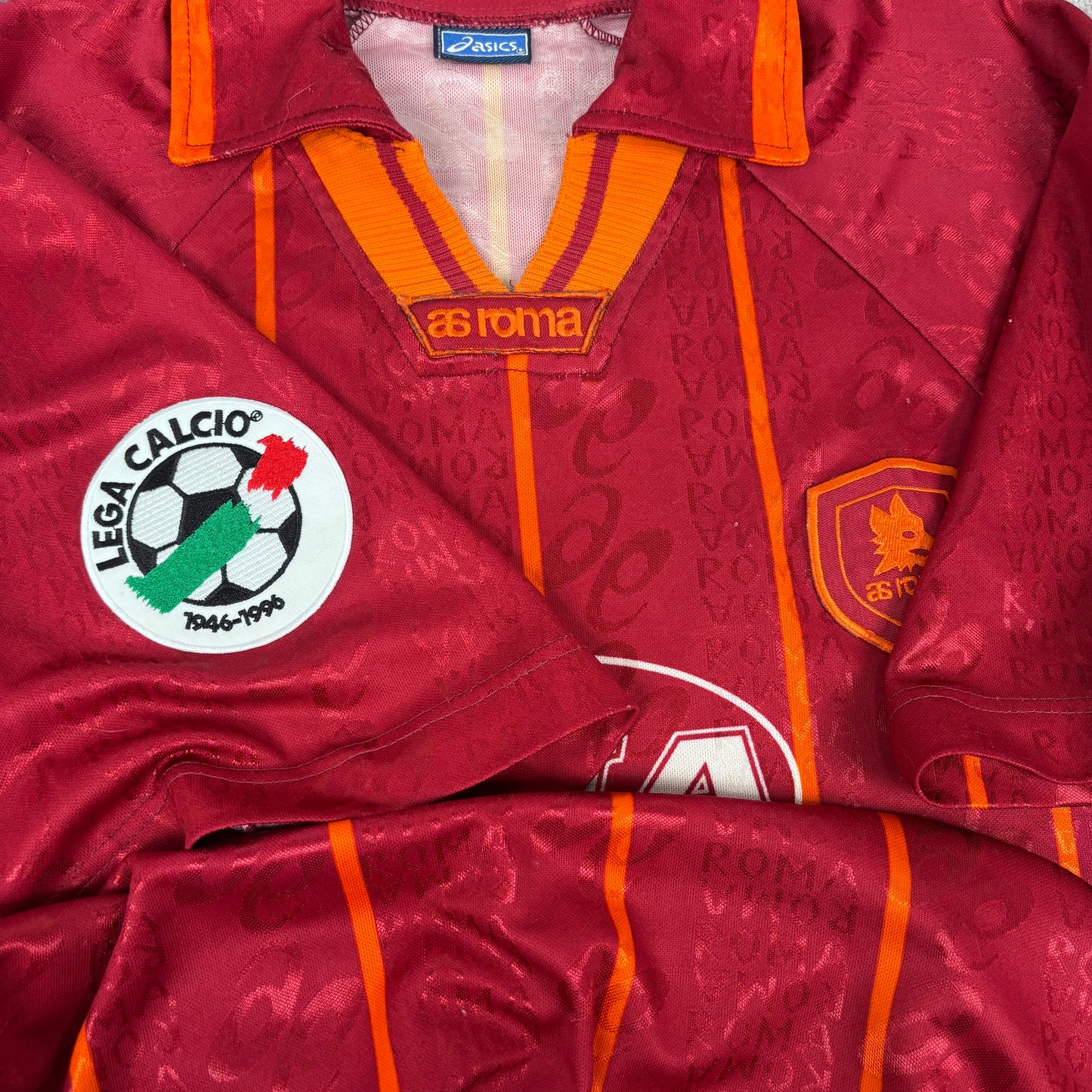 1996/97 AS Roma Home Shirt - Totti - XL