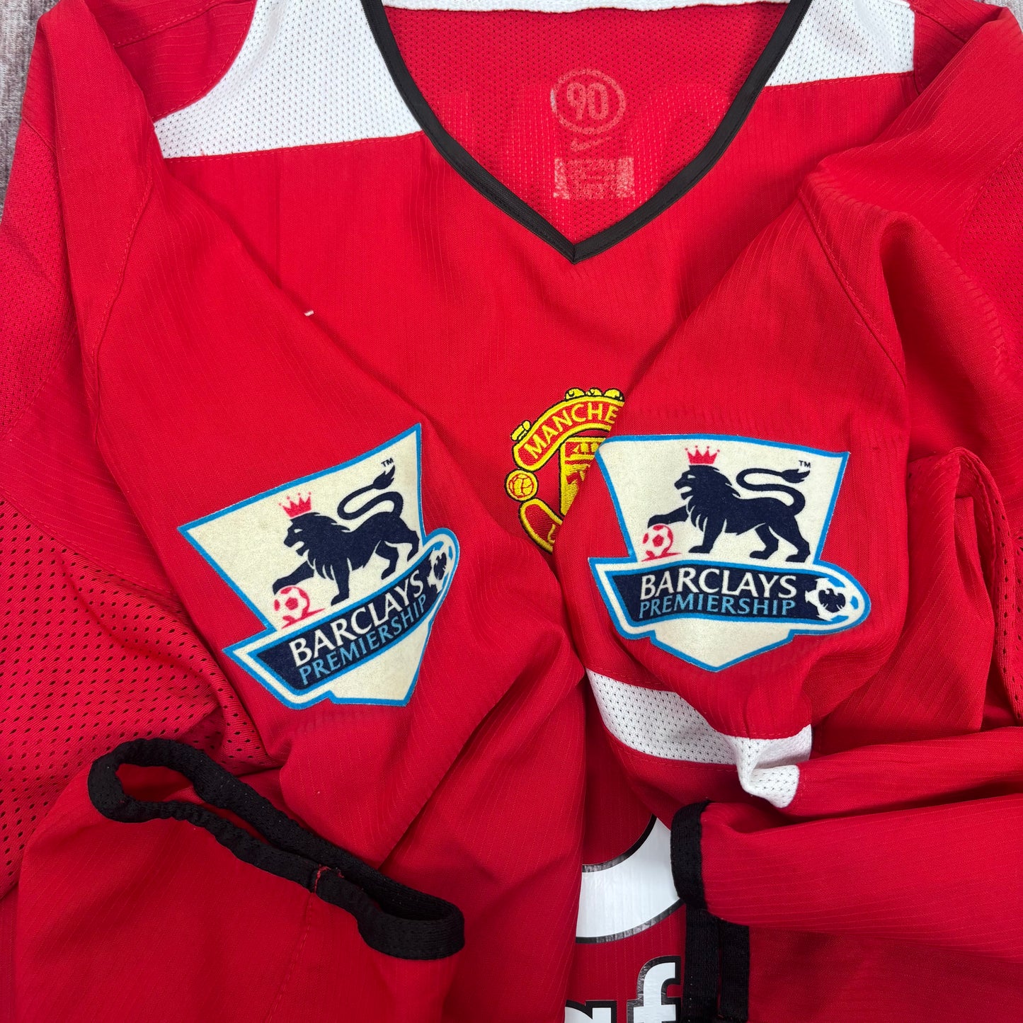 2004/05 Manchester United Home Longsleeve Shirt - Rooney - L