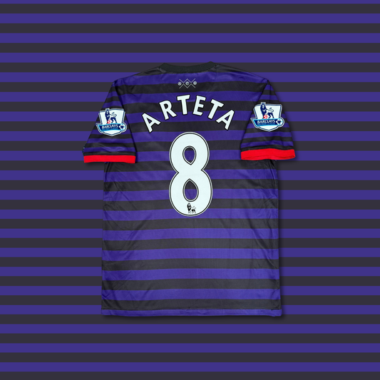 2012/13 Arsenal Away Shirt - Arteta - M