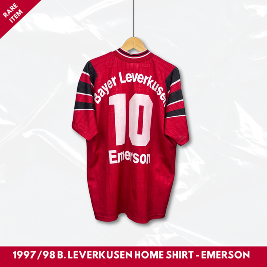 1997/98 Bayer Leverkusen Home Shirt - Emerson - L