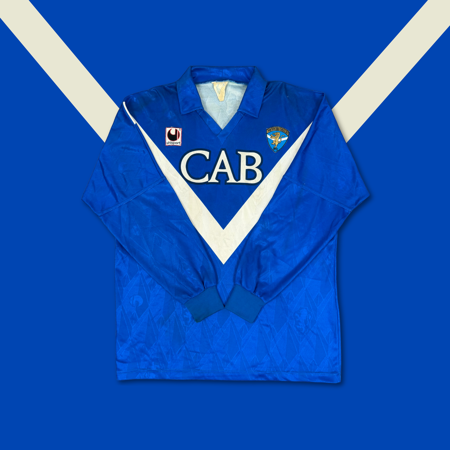 1992/93 Brescia Calcio Home Longsleeve Shirt - Hagi - L