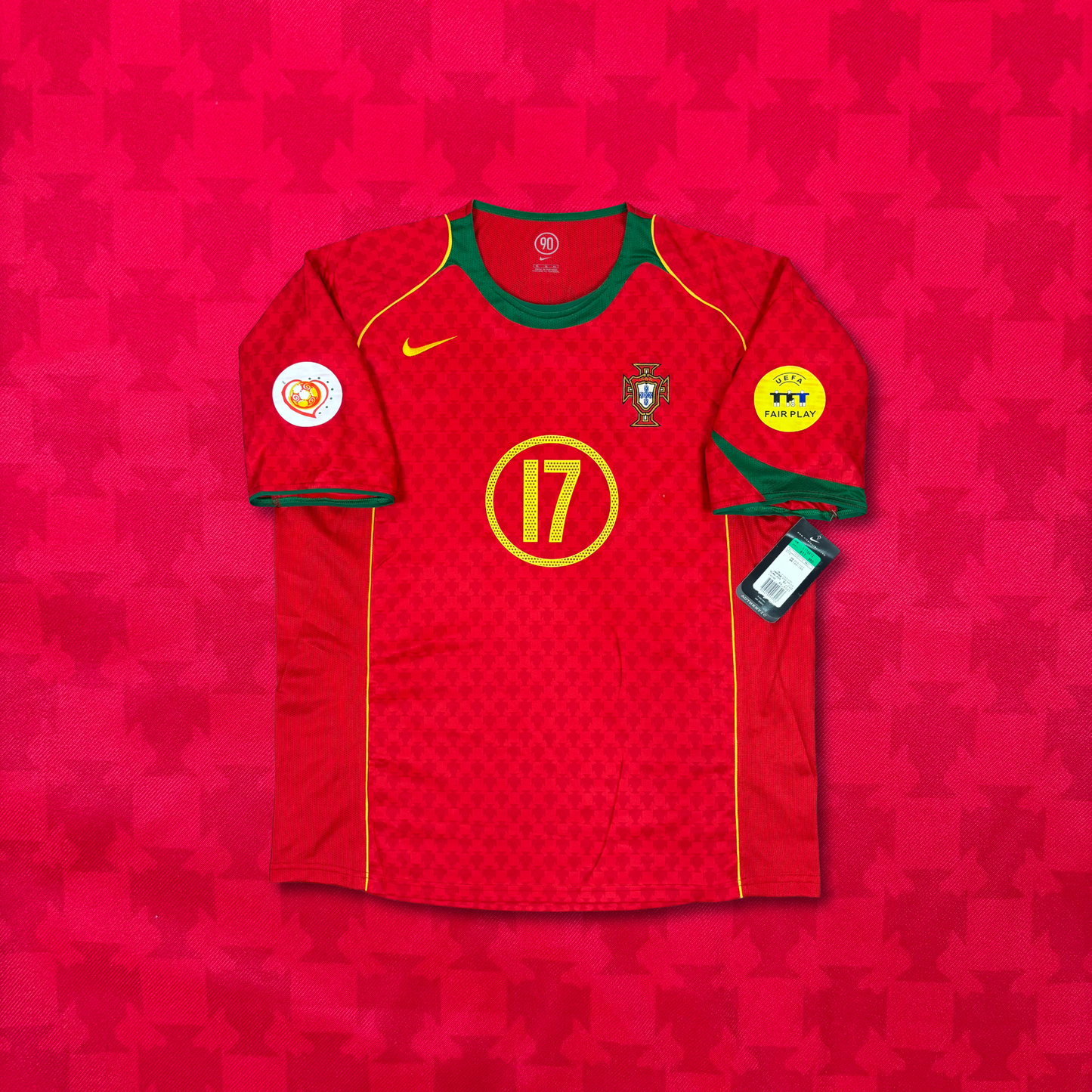 2004/05 Portugal Home Shirt - Cristiano Ronaldo - New with Tag - XL