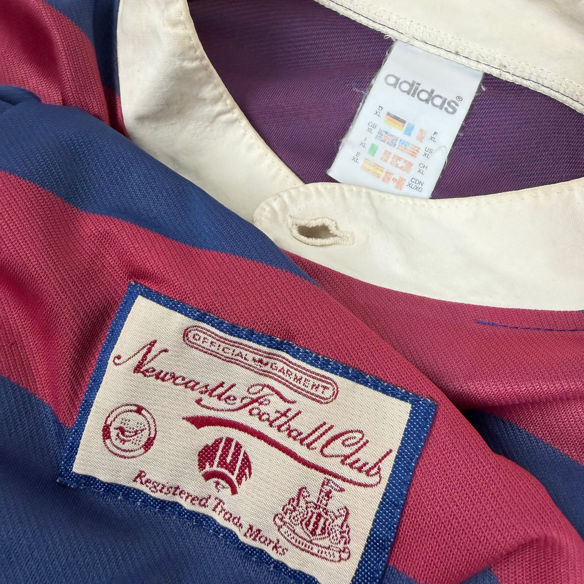 1995/96 Newcastle Away Longsleeve Shirt - Ginola - XL