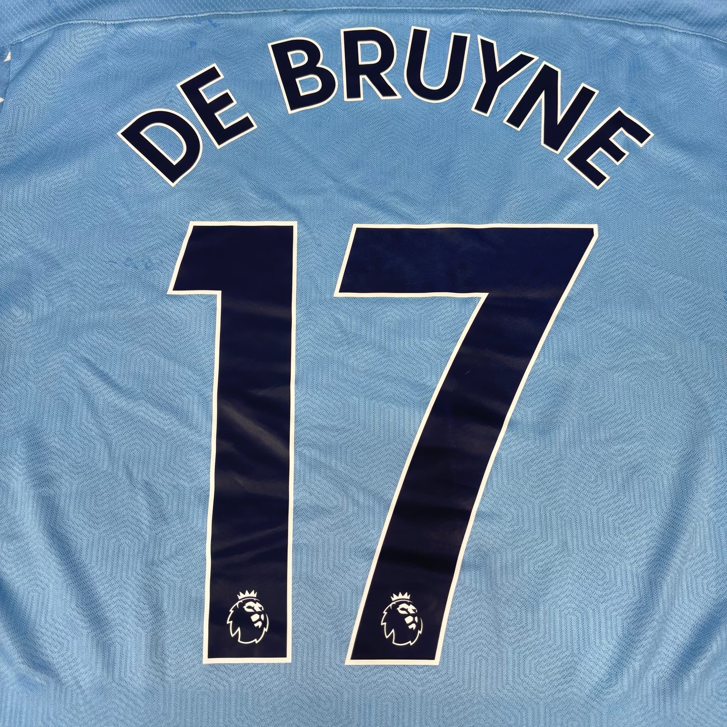 2020/21 Manchester City Home Shirt - Player Issue - De Bruyne - L