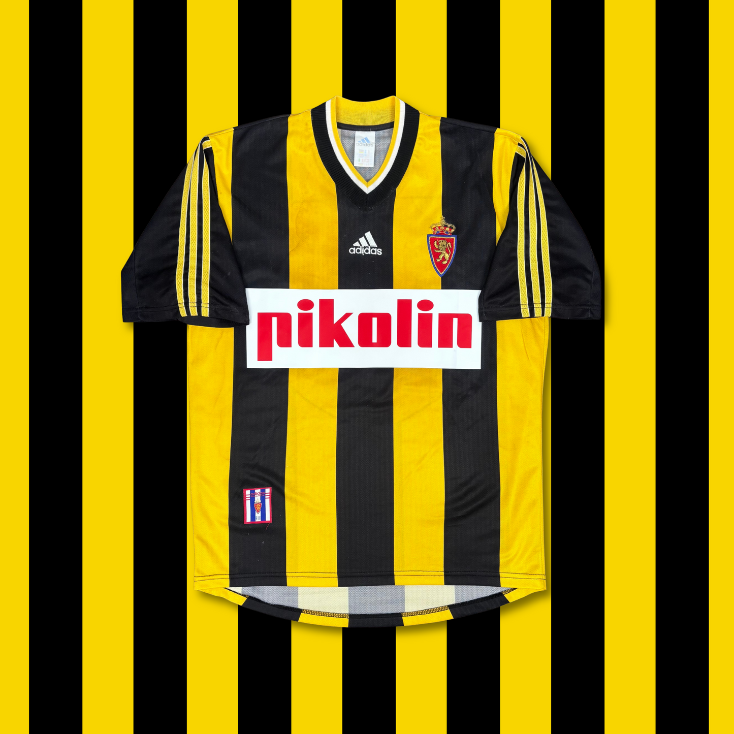 1998/99 Real Zaragoza Home Shirt - Milosevic - M