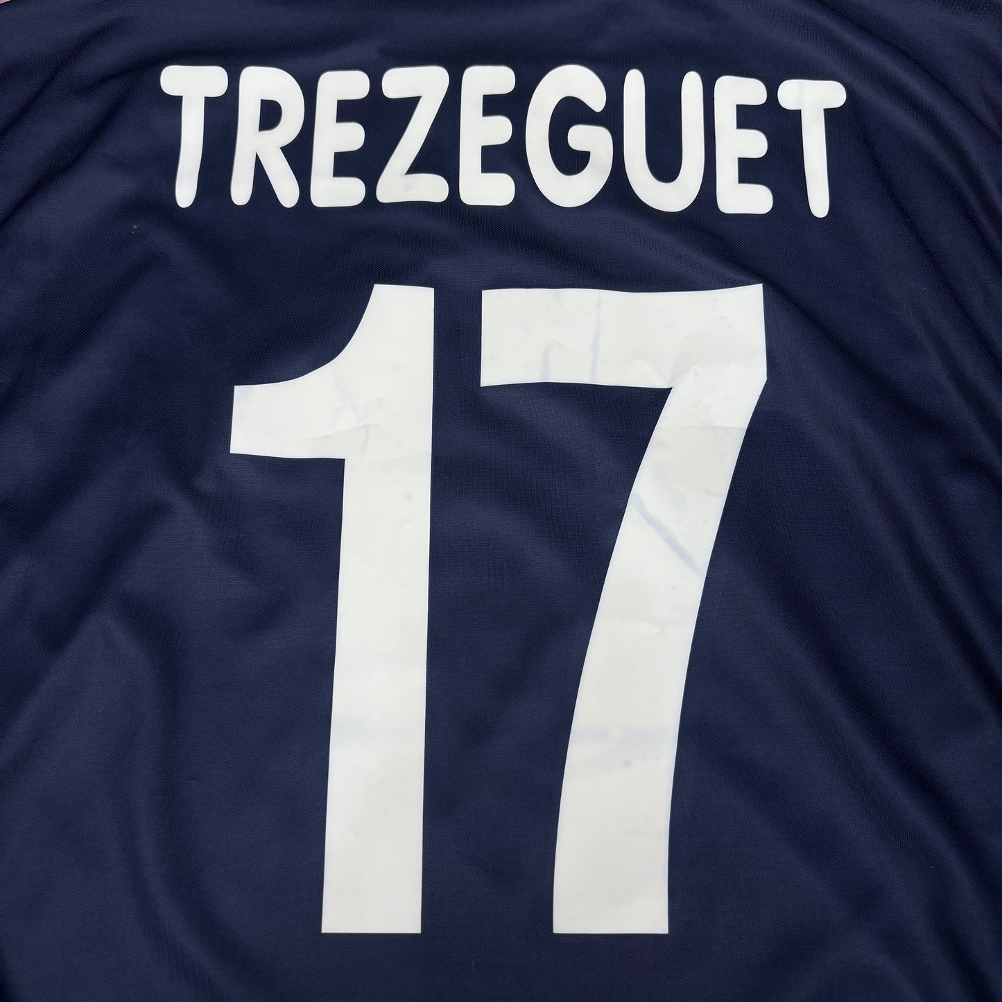 2001/02 Juventus Away Longsleeve Shirt - Player Issue - L - Trezeguet
