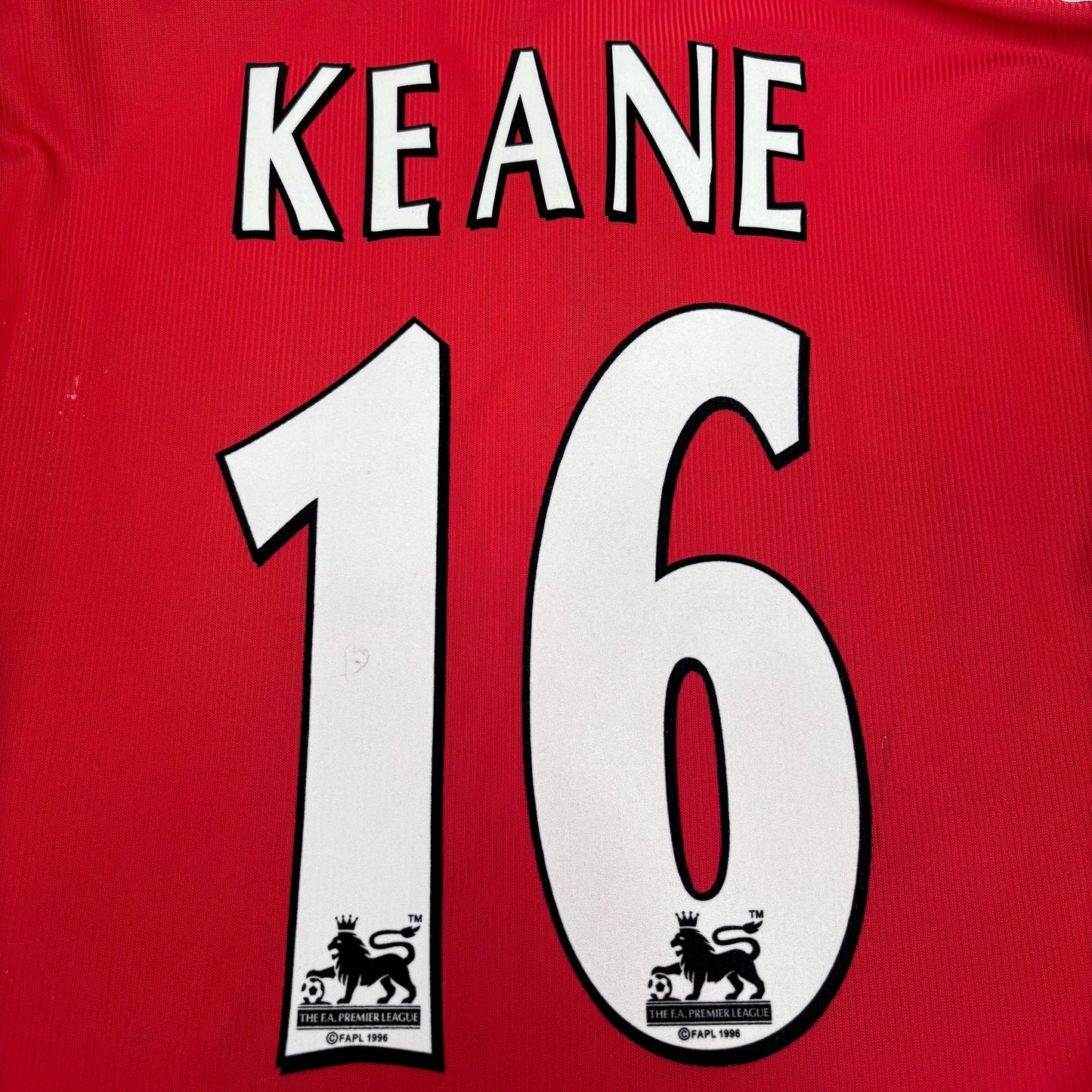 1998/99 Manchester United Home Shirt - Roy Keane - L