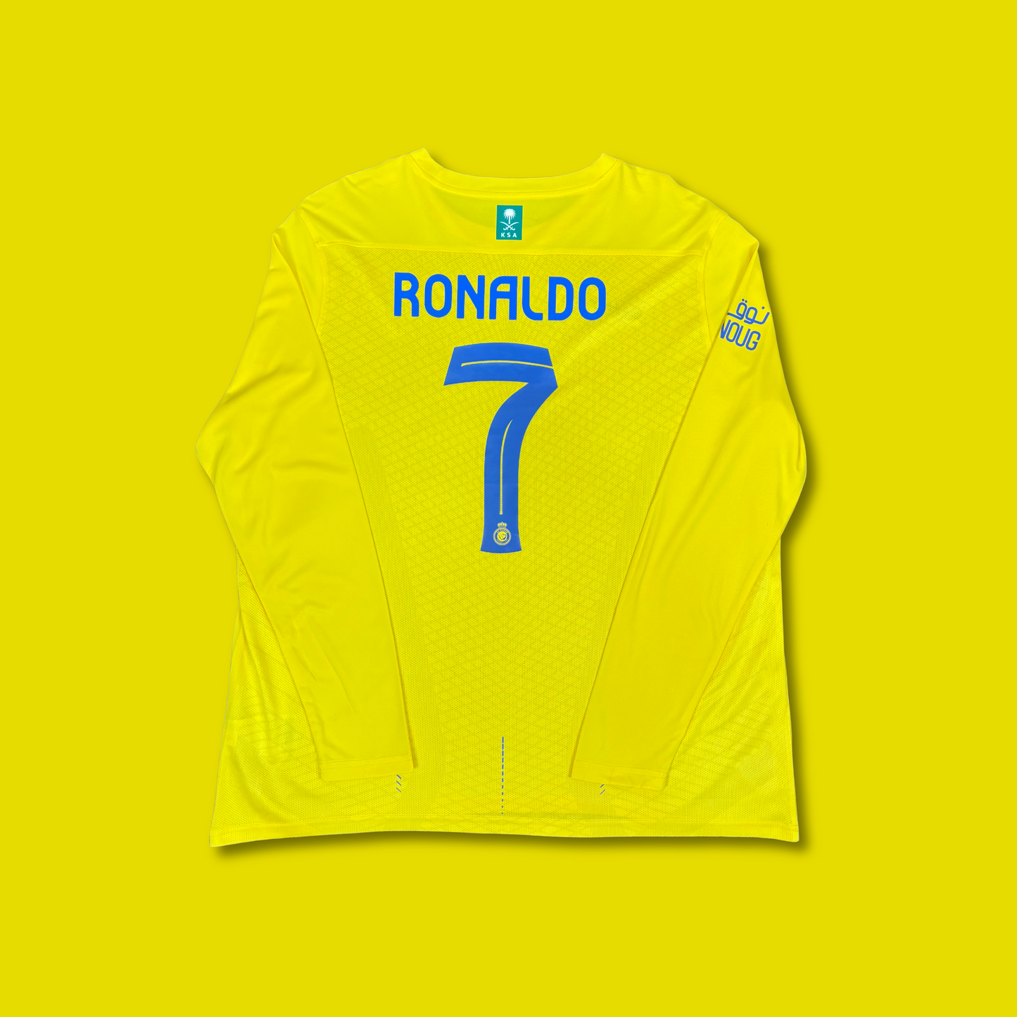 2023/24 Al Nassr Home Longsleeve Shirt - Cristiano Ronaldo - XXL - New with Tag