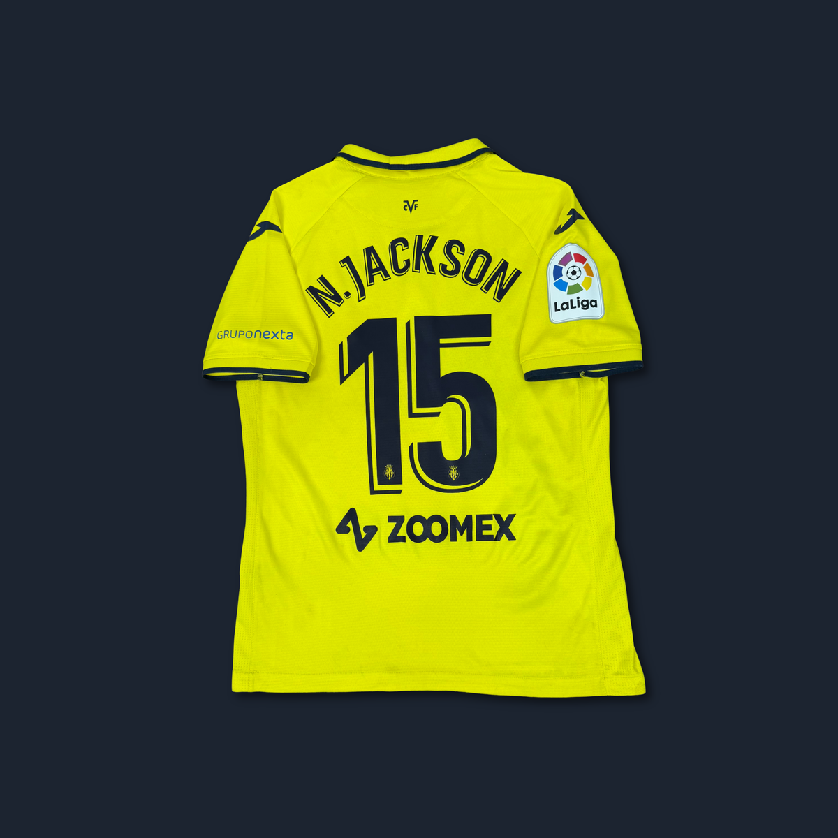 2021/22 Villareal Home Shirt - Nicolas Jackson - M