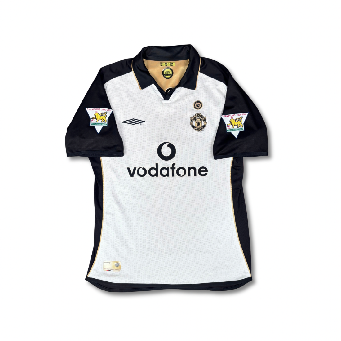 2001/02 Manchester Unitrd Centenary Shirt - Scholes - M