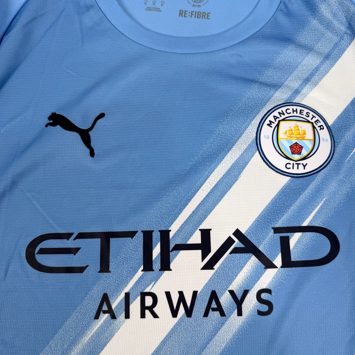 2025/26 Manchester City Home Shirt - Haaland - New with Tag - XL
