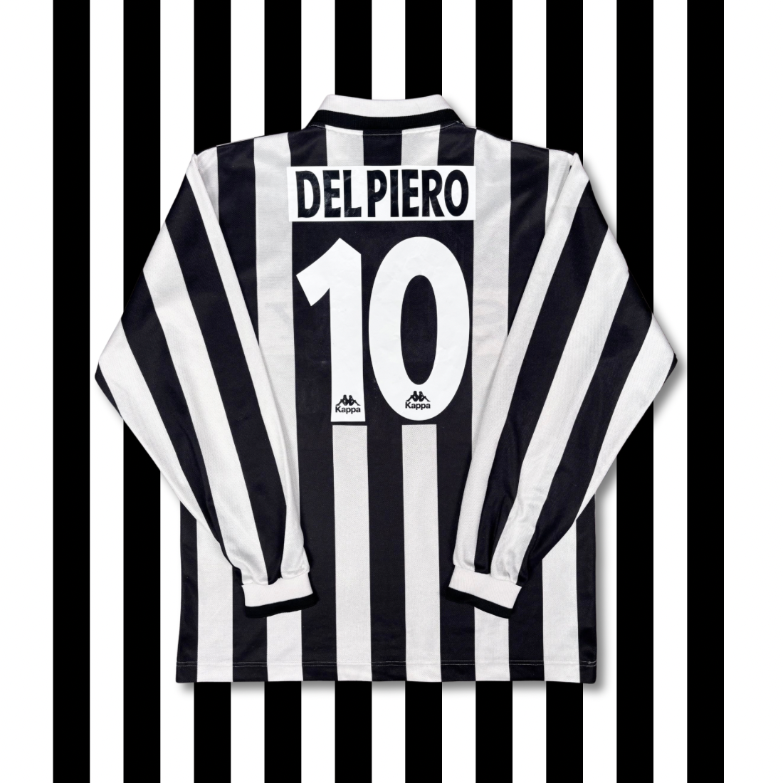 1995/96 Juventus Home Longsleeve Shirt - Del Piero - XL
