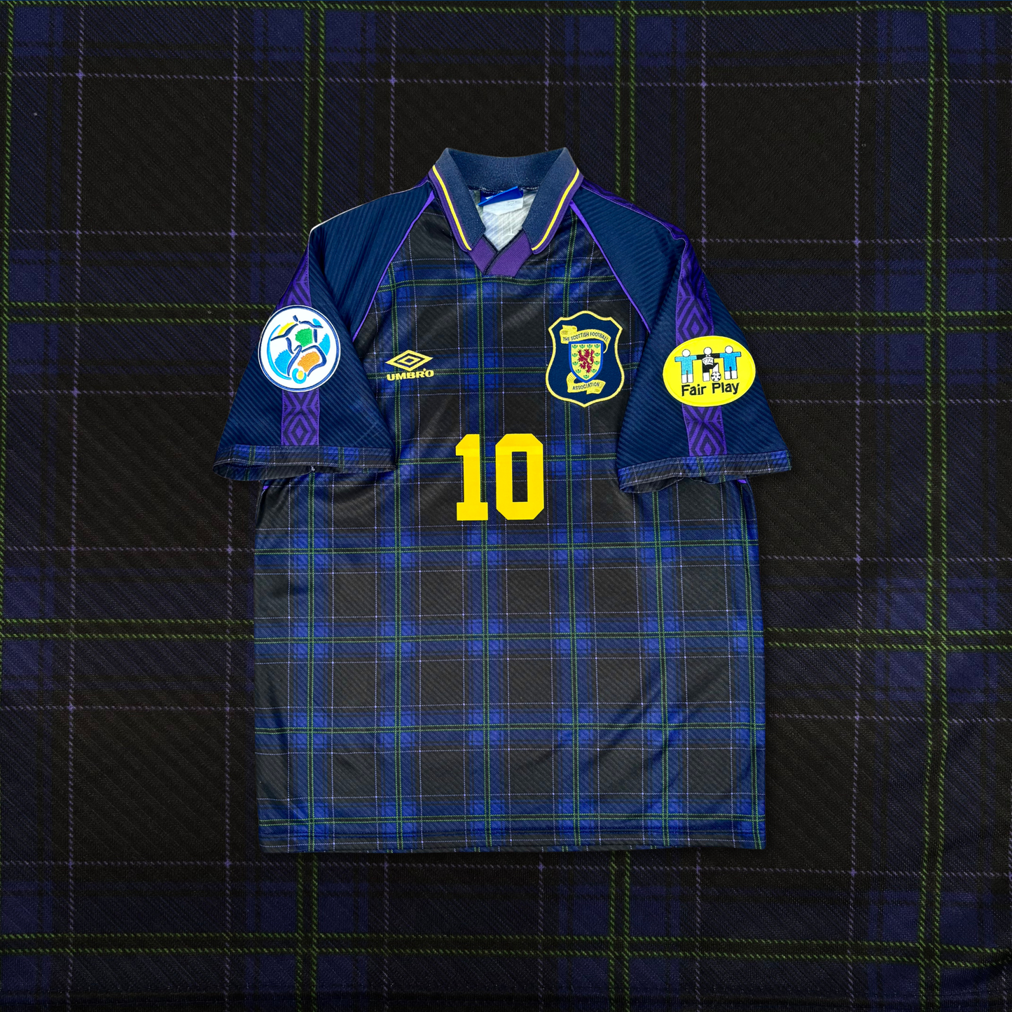 1996/97 Scotland Home Shirt -McAllister - XL