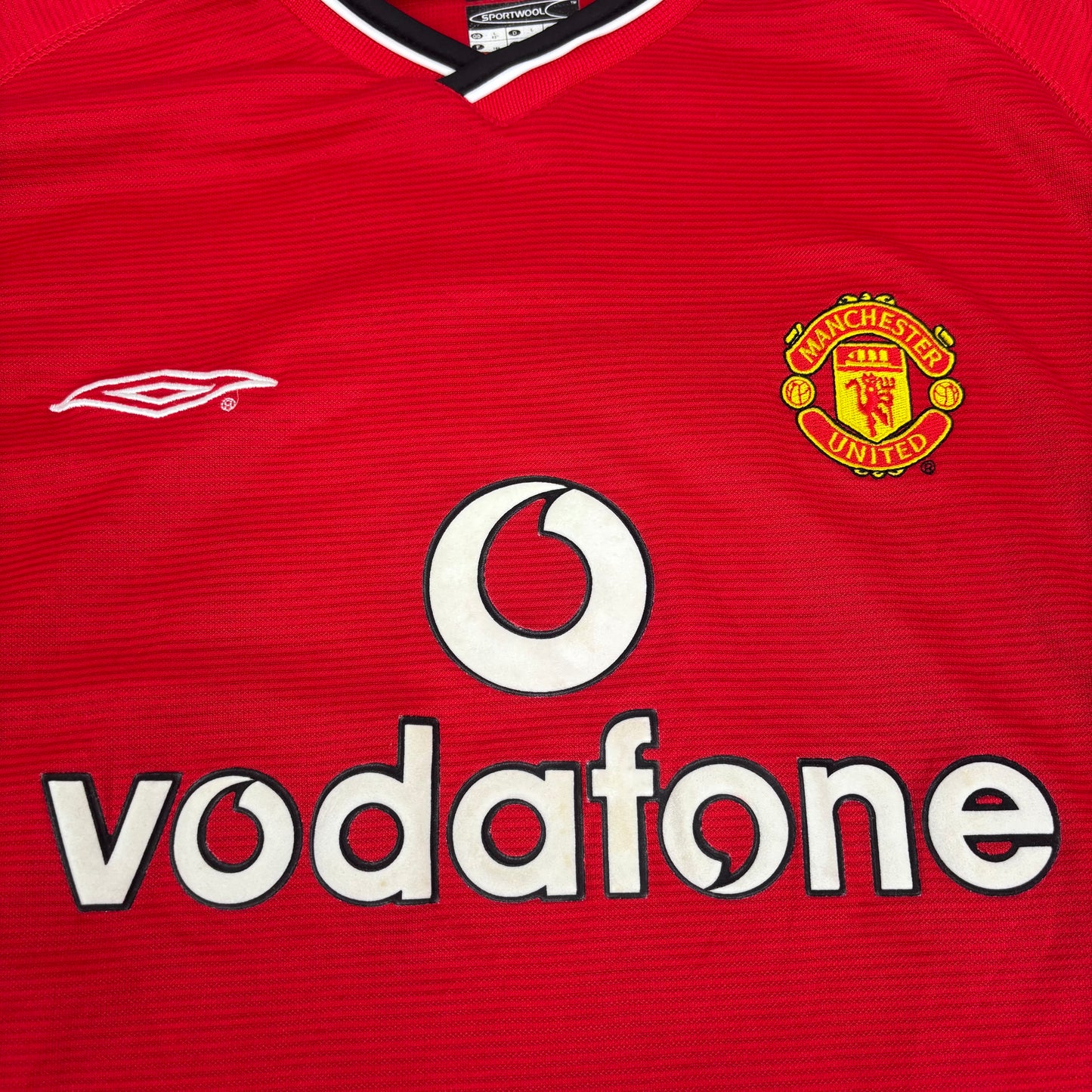 2000/01 Manchester United Home Shirt- Scholes - L