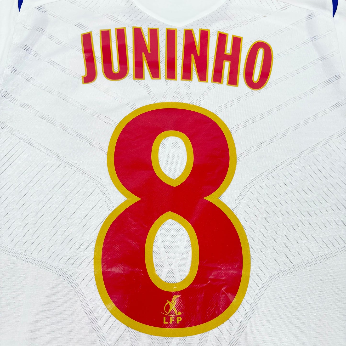 2008/09 Olympique Lyon Home Shirt - Juninho - S