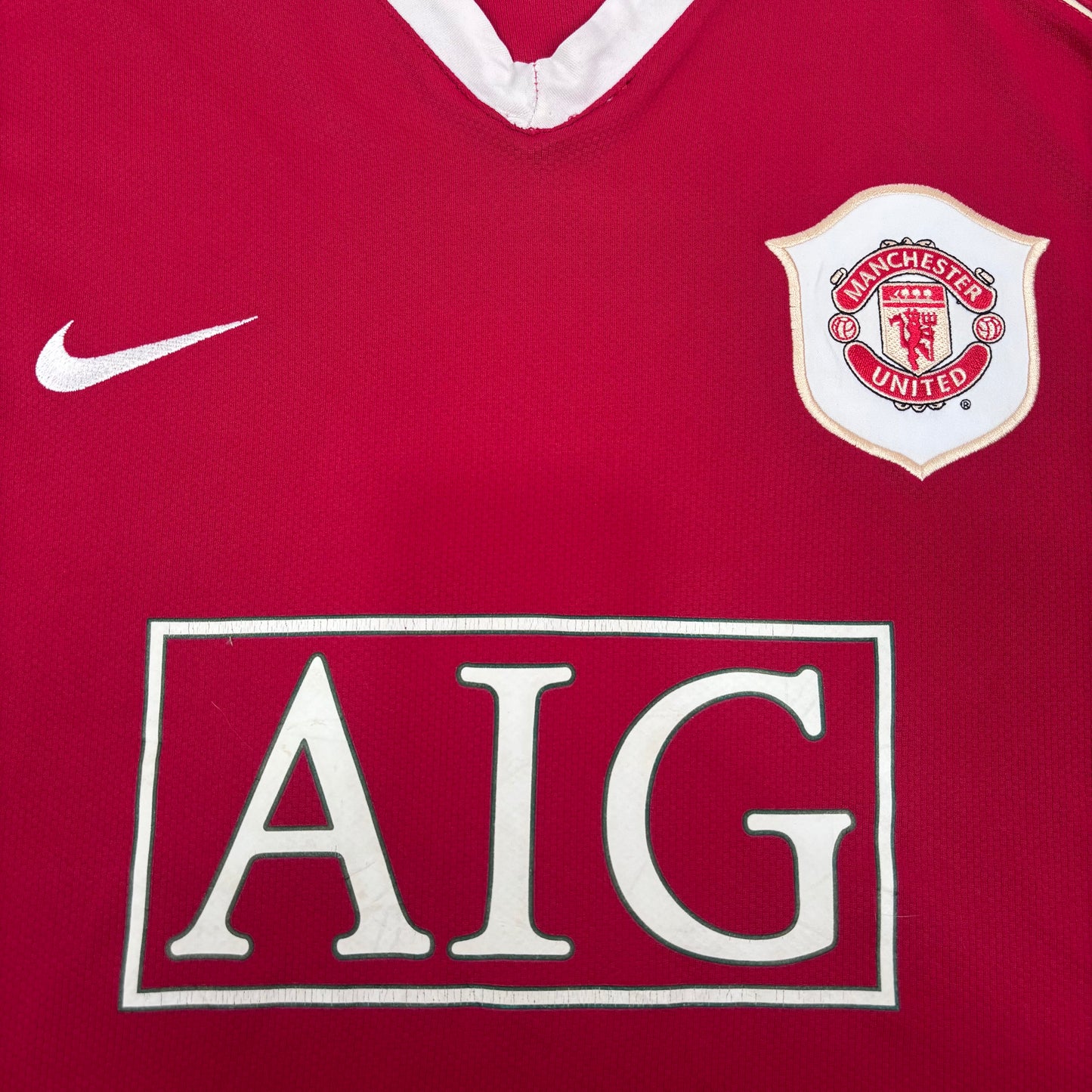 2006/07 Manchester United Home Longsleeve Shirt - Cristiano Ronaldo - XL