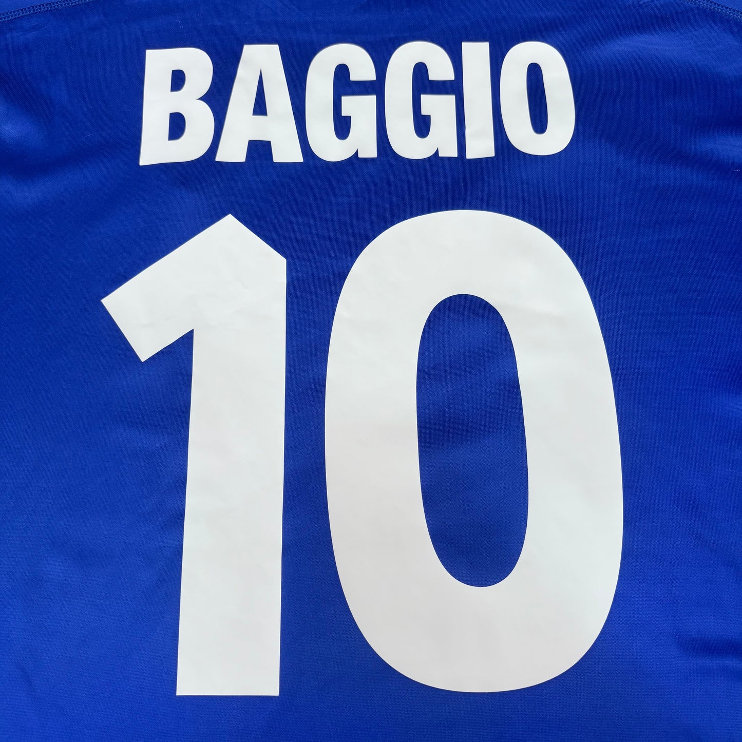 1999/00 Italy Home Longsleeve Shirt - Baggio - L