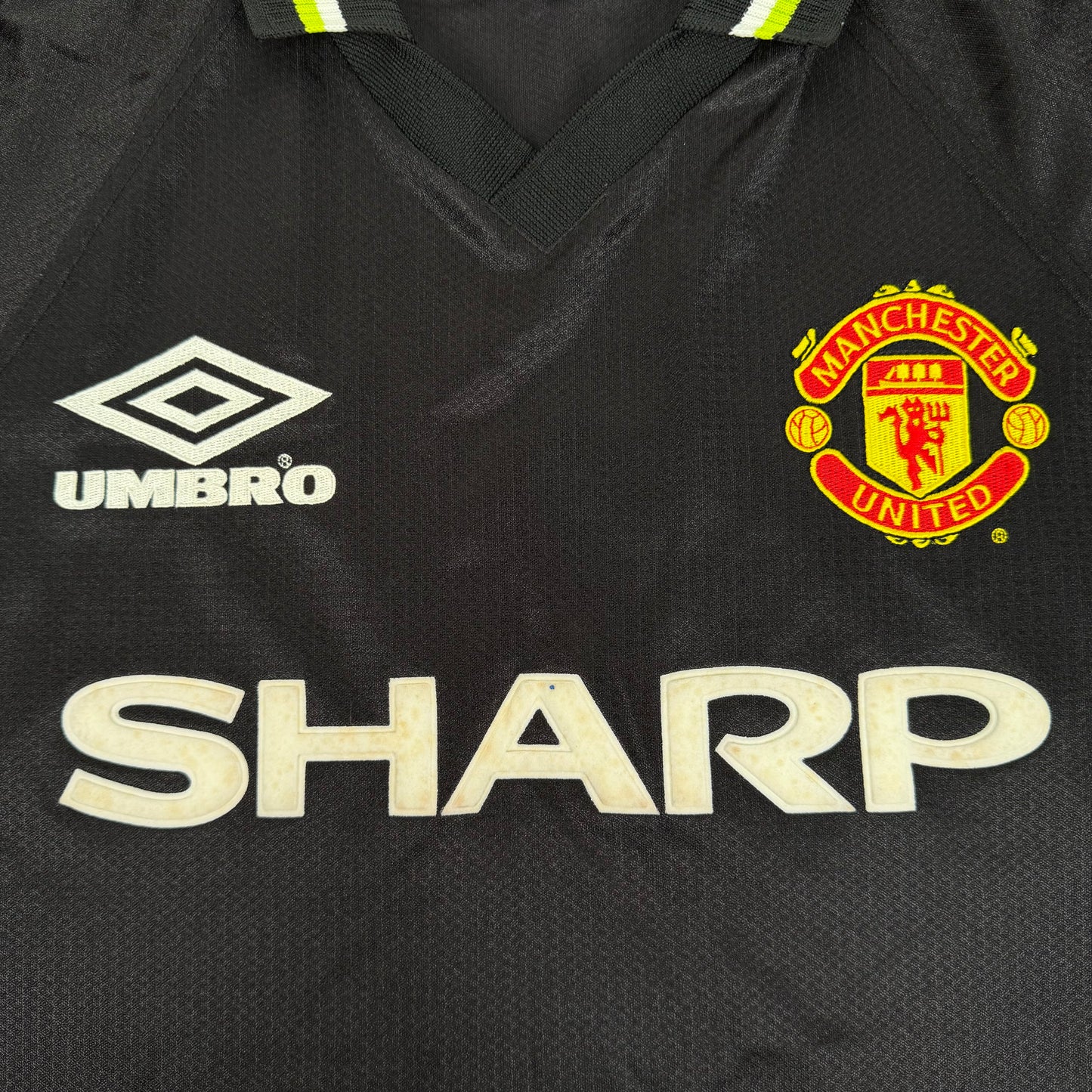 1998/99 Manchester United Third Longsleeve Shirt - Beckham - XL