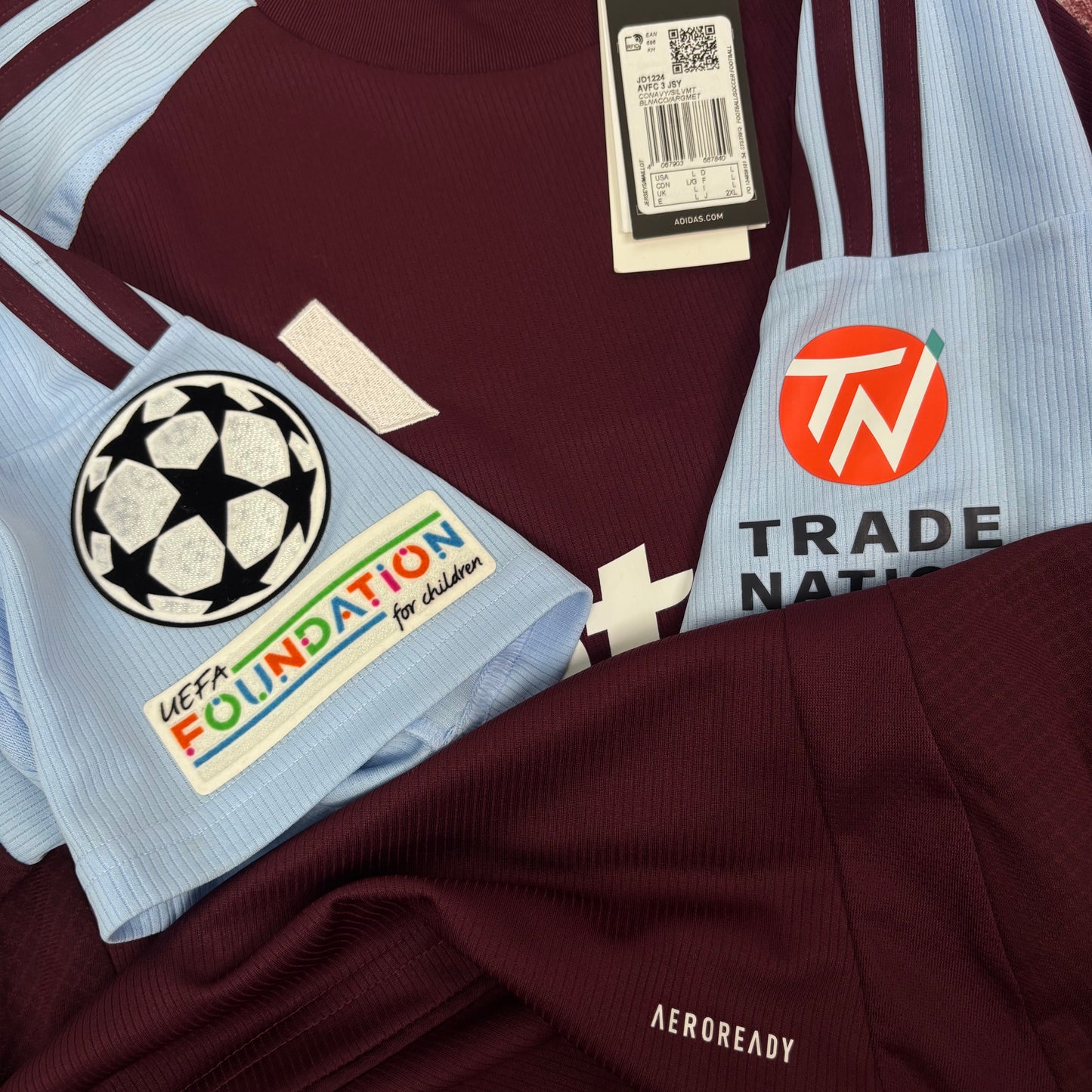 2024/25 Aston Villa Home Shirt - Rashford - XXL - New with Tag