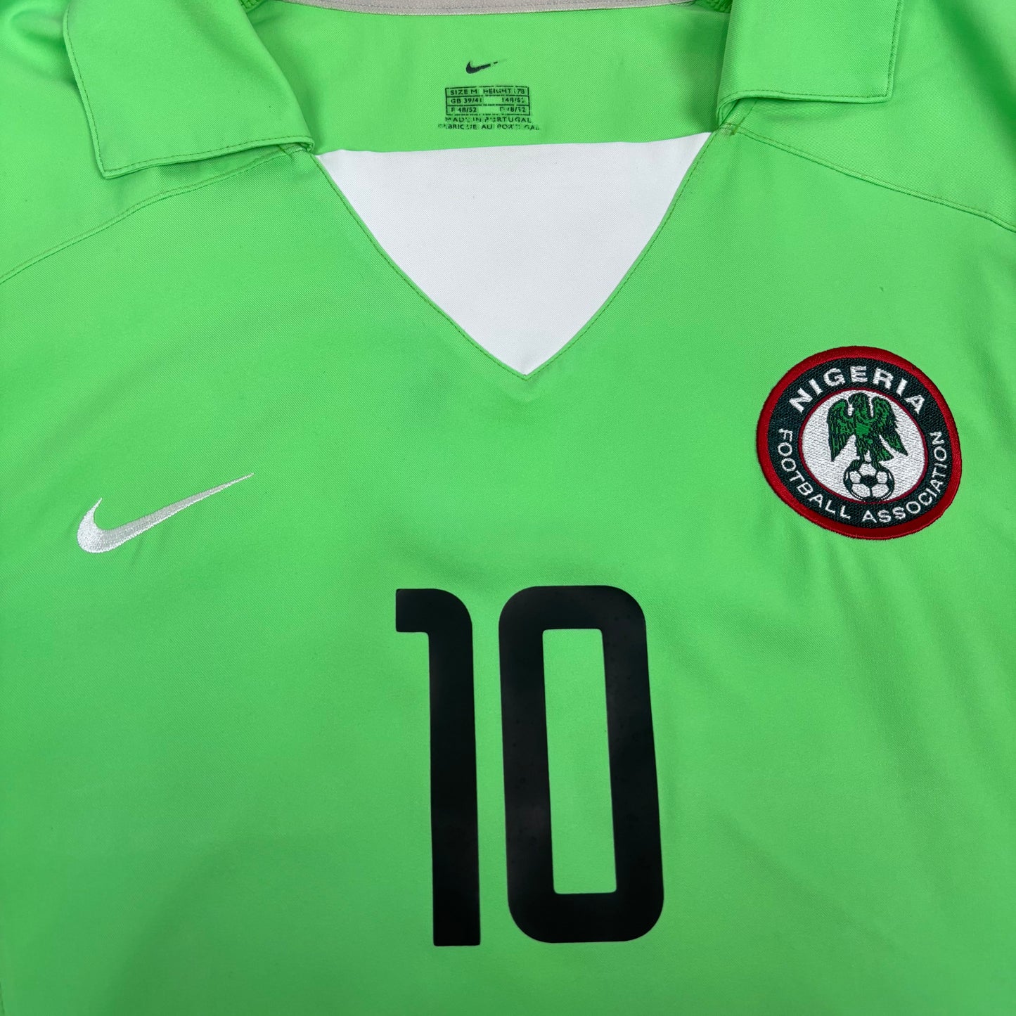 2002/03 Nigeria Home Shirt - Okocha - M