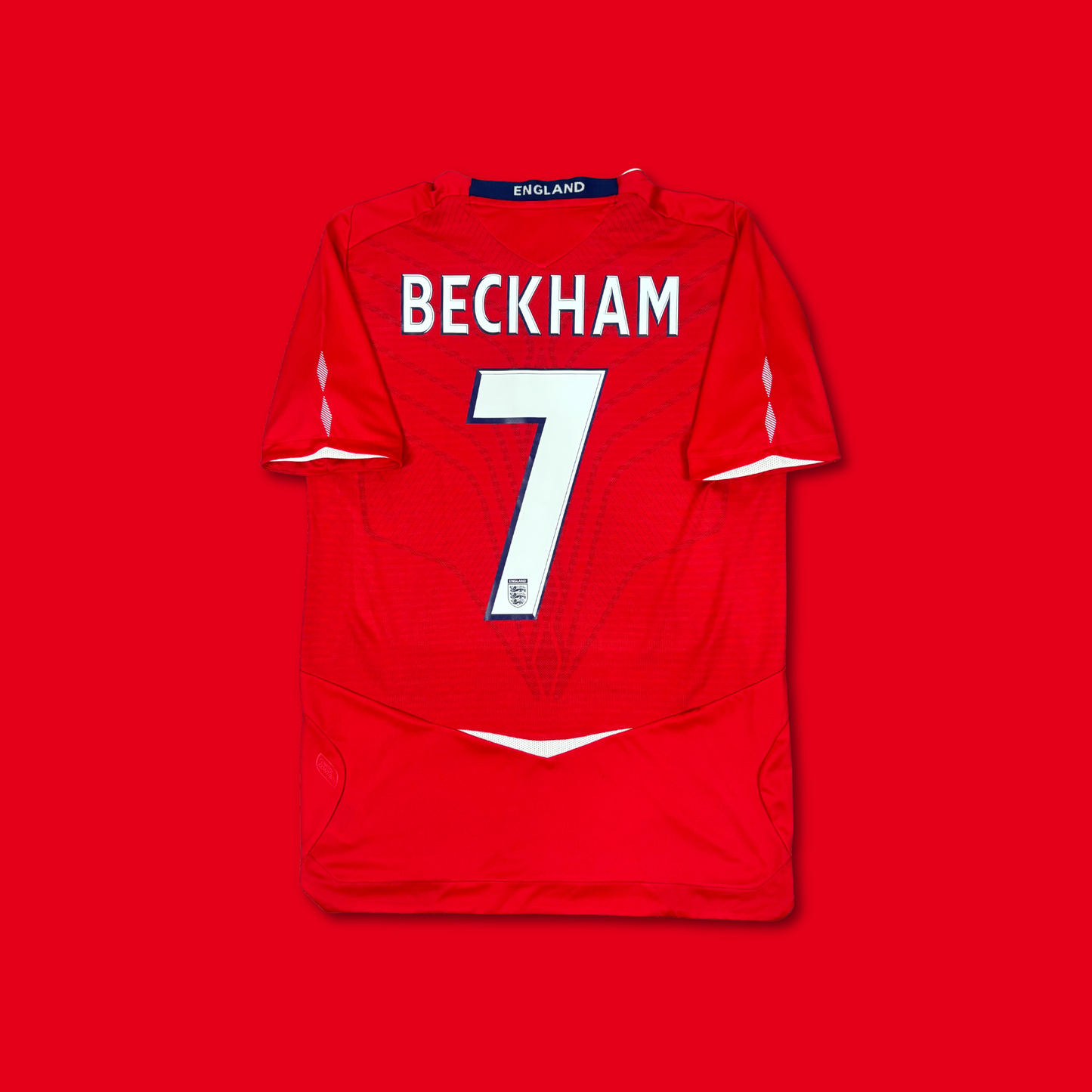 2008/09 England Away Shirt - Beckham - M