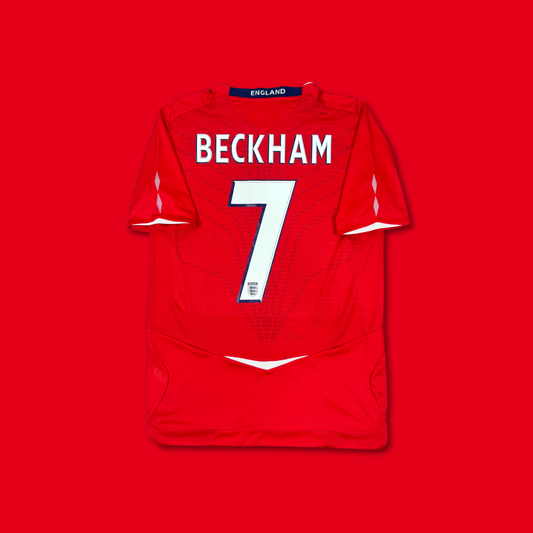 2008/09 England Away Shirt - Beckham - M