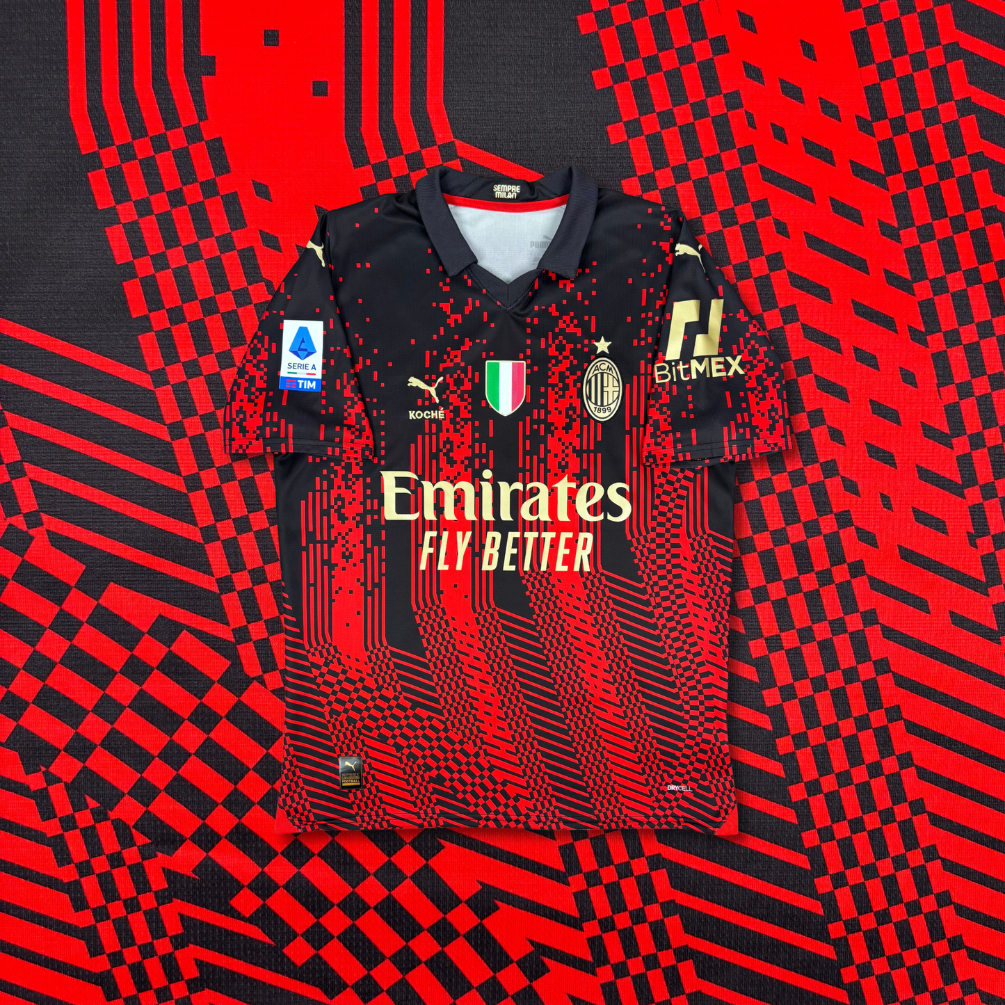 2022/23 AC Milan Fourth x Koche Shirt - Rafa Leao - M