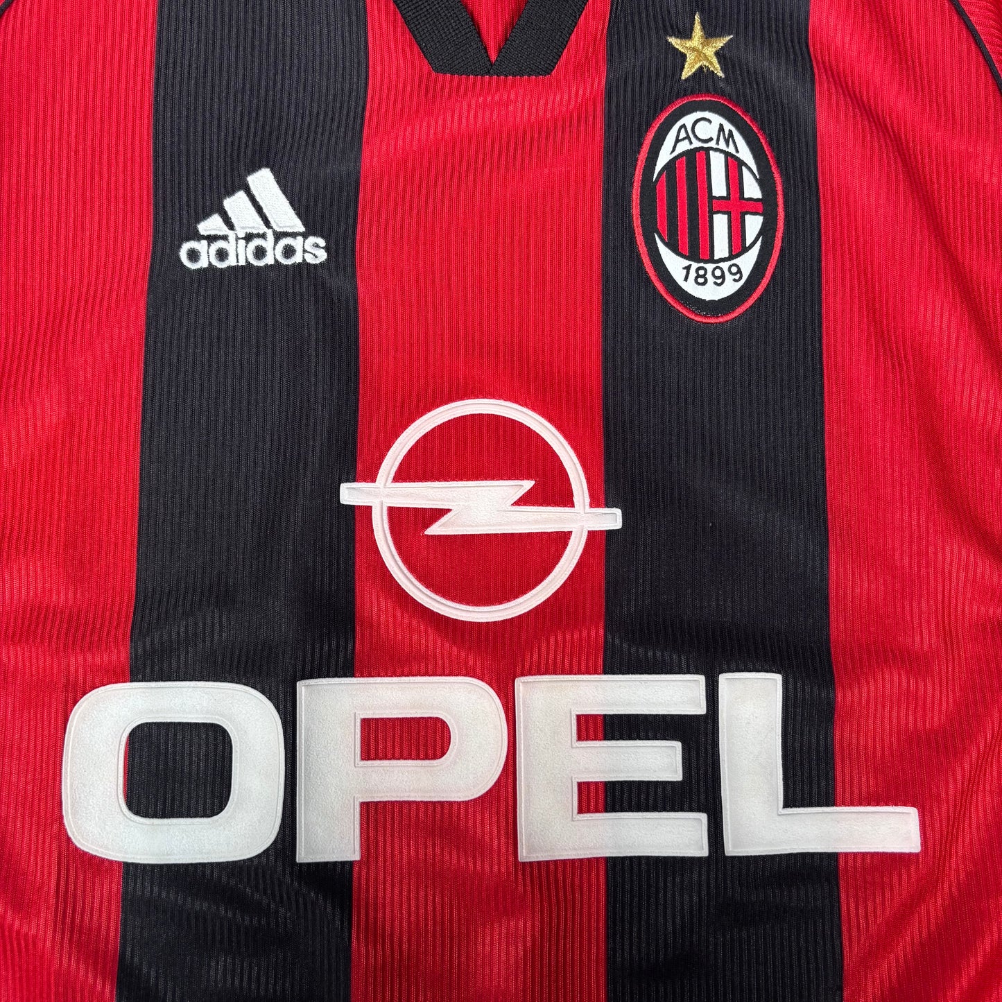1998/99 AC Milan Home Shirt - Shevchenko - M