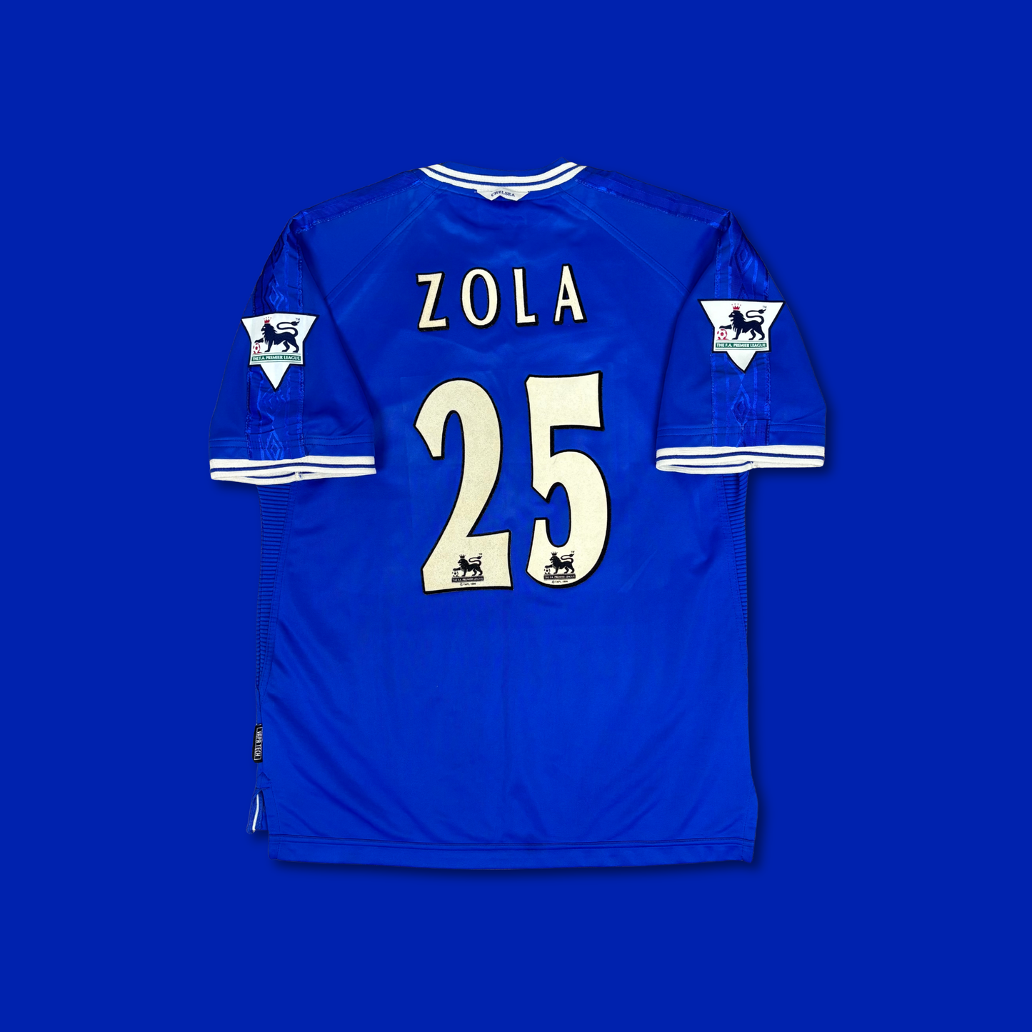 1999/00 Chelsea Home Shirt - Zola - M