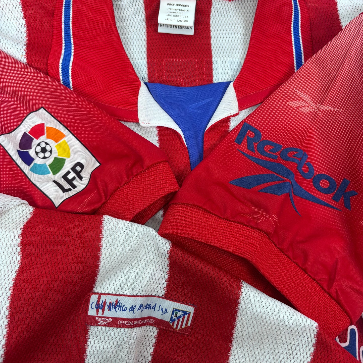 1998/99 Atletico Madrid Home Shirt - Vieri - L - New with Tag