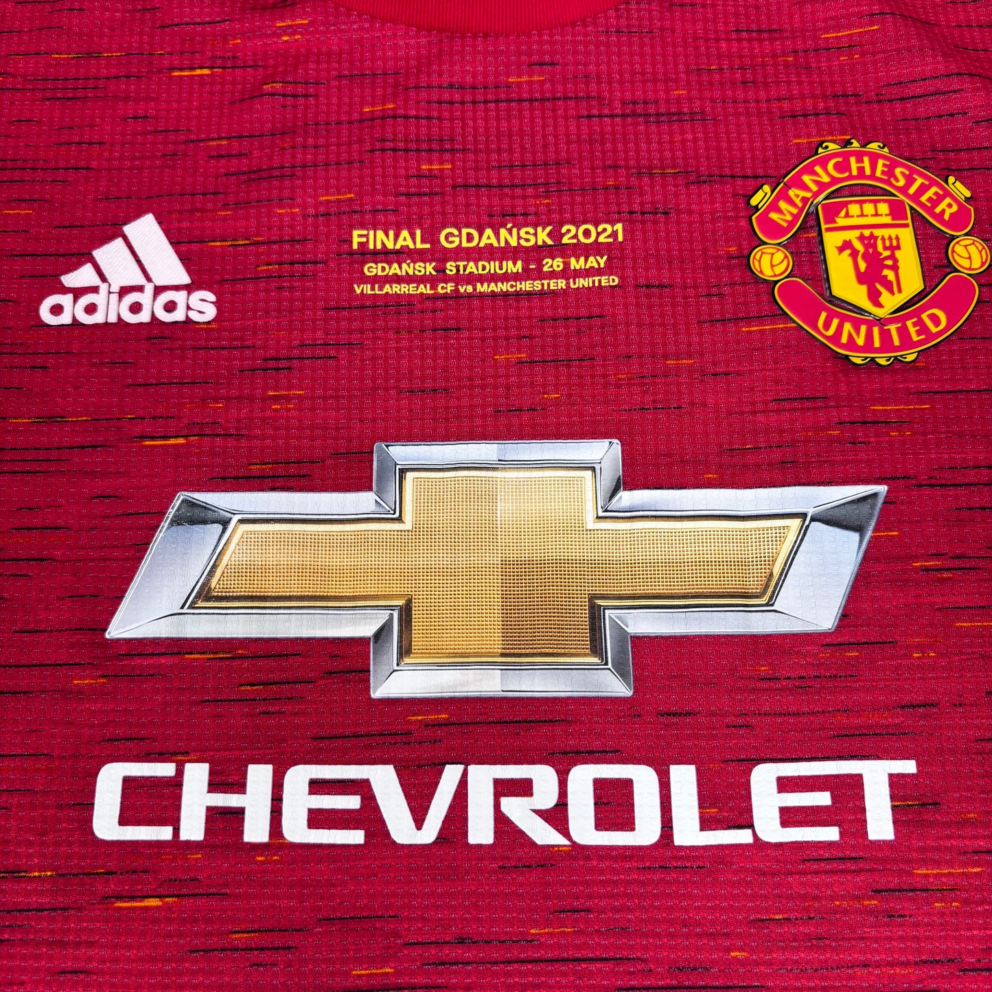 2020/21 Manchester United Home Shirt - Player Issue - Bruno Fernandes - XL