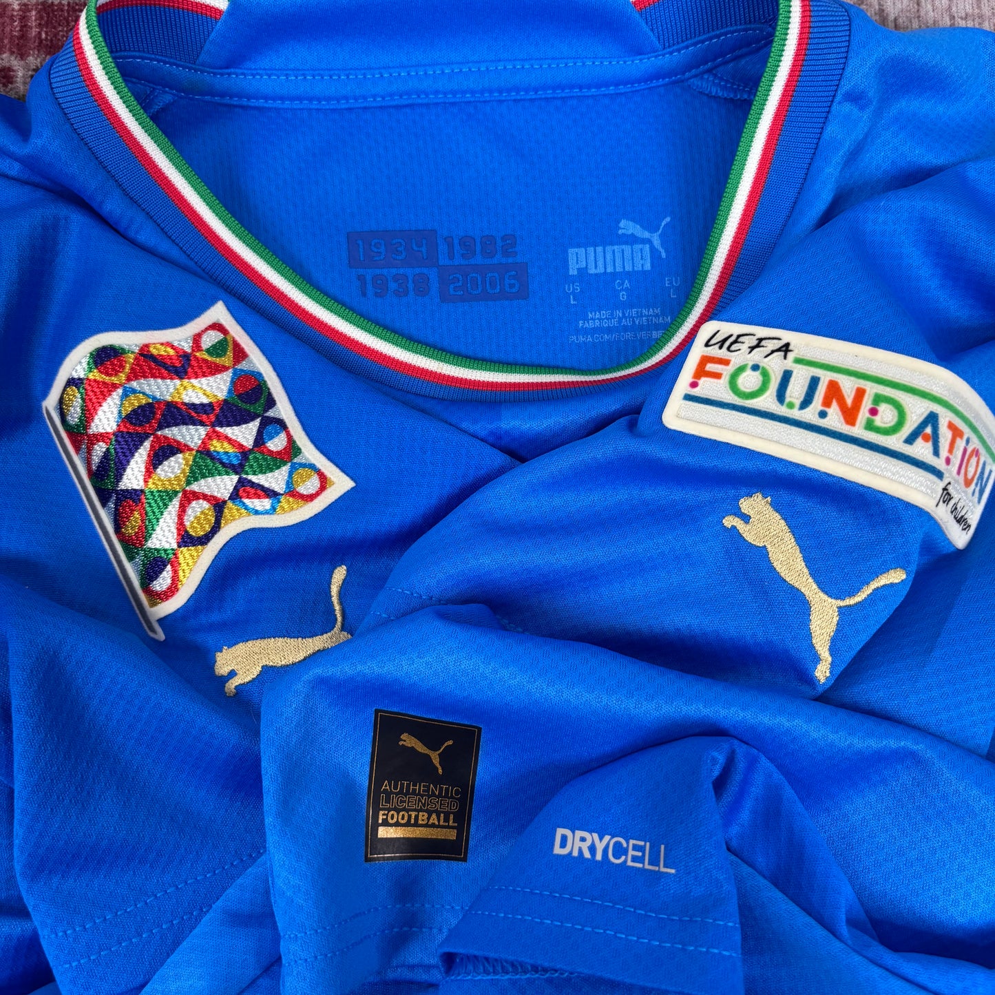 2022/23 Italy Home Shirt - Scamaca - L